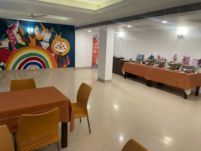 Kids party setup with themed decorations in Delhi NCR