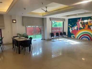 Themed kids party venue with colorful decor by Little Jalebis
