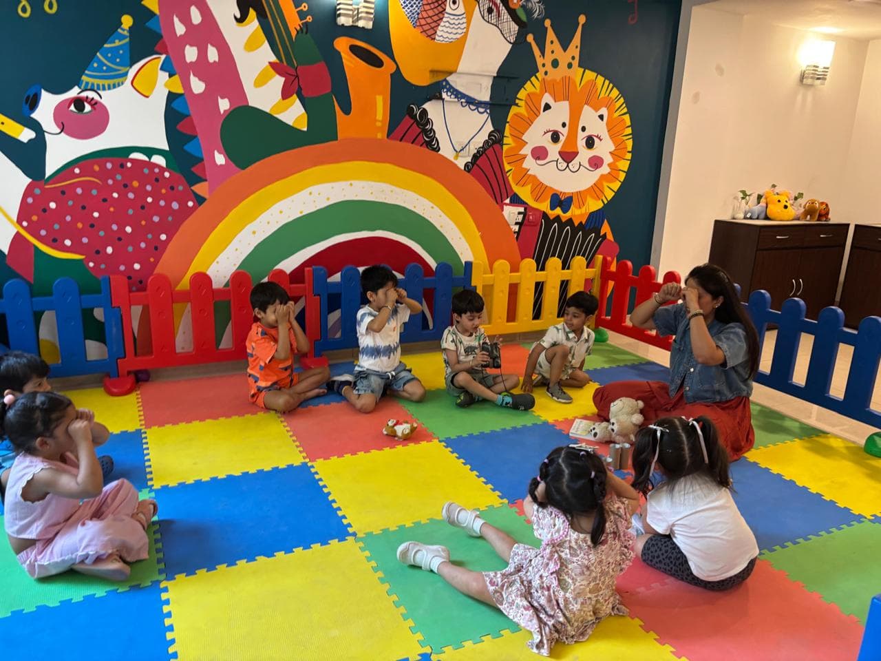 Fun kids party venue activity at Little Jalebis
